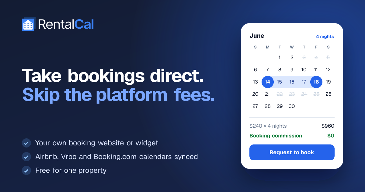 I built a free iCal checker for Airbnb, Vrbo and Booking.com calendars